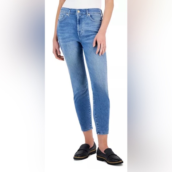 7 For All Mankind Denim - 7 For All Mankind Gwenevere Skinny Ankle Jeans